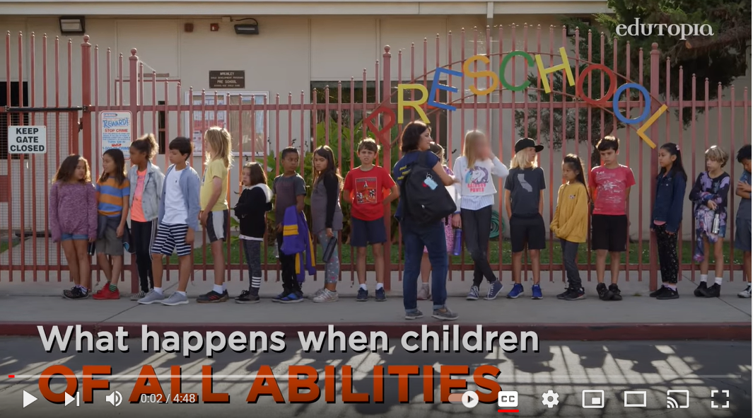 Edutopia Inclusion Video Image